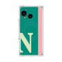 プレミアムスクエアケース with SnapMag［ オリジナル - initial color line - N green ］