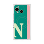 プレミアムスクエアケース with SnapMag［ オリジナル - initial color line - N green ］