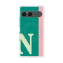 プレミアムスクエアケース with SnapMag［ オリジナル - initial color line - N green ］