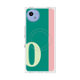 プレミアムスクエアケース with SnapMag［ オリジナル - initial color line - O green ］