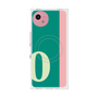 プレミアムスクエアケース with SnapMag［ オリジナル - initial color line - O green ］