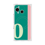 プレミアムスクエアケース with SnapMag［ オリジナル - initial color line - O green ］