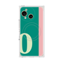 プレミアムスクエアケース with SnapMag［ オリジナル - initial color line - O green ］