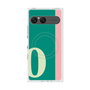 プレミアムスクエアケース with SnapMag［ オリジナル - initial color line - O green ］