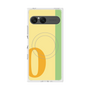 プレミアムスクエアケース with SnapMag［ オリジナル - initial color line - O yellow ］