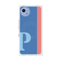 プレミアムスクエアケース with SnapMag［ オリジナル - initial color line - P blue ］