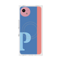 プレミアムスクエアケース with SnapMag［ オリジナル - initial color line - P blue ］