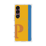 プレミアムスクエアケース with SnapMag［ オリジナル - initial color line - P orange ］
