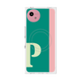 プレミアムスクエアケース with SnapMag［ オリジナル - initial color line - P green ］