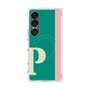 プレミアムスクエアケース with SnapMag［ オリジナル - initial color line - P green ］