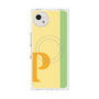 プレミアムスクエアケース with SnapMag［ オリジナル - initial color line - P yellow ］