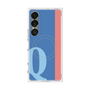プレミアムスクエアケース with SnapMag［ オリジナル - initial color line - Q blue ］