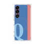 プレミアムスクエアケース with SnapMag［ オリジナル - initial color line - Q blue ］