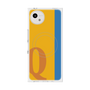 プレミアムスクエアケース with SnapMag［ オリジナル - initial color line - Q orange ］