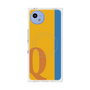 プレミアムスクエアケース with SnapMag［ オリジナル - initial color line - Q orange ］