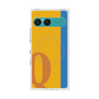 プレミアムスクエアケース with SnapMag［ オリジナル - initial color line - Q orange ］