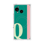 プレミアムスクエアケース with SnapMag［ オリジナル - initial color line - Q green ］