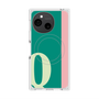 プレミアムスクエアケース with SnapMag［ オリジナル - initial color line - Q green ］
