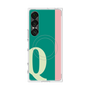 プレミアムスクエアケース with SnapMag［ オリジナル - initial color line - Q green ］