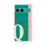 プレミアムスクエアケース with SnapMag［ オリジナル - initial color line - Q green ］