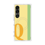 プレミアムスクエアケース with SnapMag［ オリジナル - initial color line - Q yellow ］