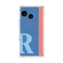 プレミアムスクエアケース with SnapMag［ オリジナル - initial color line - R blue ］
