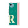 プレミアムスクエアケース with SnapMag［ オリジナル - initial color line - R green ］
