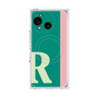 プレミアムスクエアケース with SnapMag［ オリジナル - initial color line - R green ］