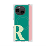 プレミアムスクエアケース with SnapMag［ オリジナル - initial color line - R green ］