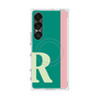 プレミアムスクエアケース with SnapMag［ オリジナル - initial color line - R green ］