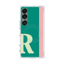 プレミアムスクエアケース with SnapMag［ オリジナル - initial color line - R green ］