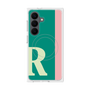 プレミアムスクエアケース with SnapMag［ オリジナル - initial color line - R green ］
