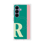 プレミアムスクエアケース with SnapMag［ オリジナル - initial color line - R green ］