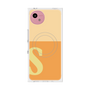 プレミアムスクエアケース with SnapMag［ オリジナル - initial two tone - S orange ］