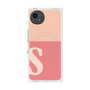 プレミアムスクエアケース with SnapMag［ オリジナル - initial two tone - S pink ］