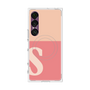プレミアムスクエアケース with SnapMag［ オリジナル - initial two tone - S pink ］