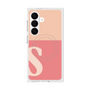 プレミアムスクエアケース with SnapMag［ オリジナル - initial two tone - S pink ］