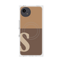 プレミアムスクエアケース with SnapMag［ オリジナル - initial two tone - S brown ］