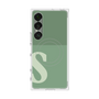 プレミアムスクエアケース with SnapMag［ オリジナル - initial two tone - S green ］