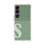 プレミアムスクエアケース with SnapMag［ オリジナル - initial two tone - S green ］