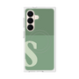 プレミアムスクエアケース with SnapMag［ オリジナル - initial two tone - S green ］