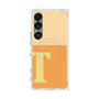 プレミアムスクエアケース with SnapMag［ オリジナル - initial two tone - T orange ］