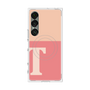 プレミアムスクエアケース with SnapMag［ オリジナル - initial two tone - T pink ］