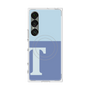 プレミアムスクエアケース with SnapMag［ オリジナル - initial two tone - T blue ］