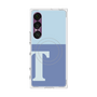 プレミアムスクエアケース with SnapMag［ オリジナル - initial two tone - T blue ］
