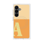 プレミアムスクエアケース with SnapMag［ オリジナル - initial two tone - A orange ］
