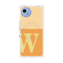 プレミアムスクエアケース with SnapMag［ オリジナル - initial two tone - W orange ］