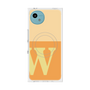 プレミアムスクエアケース with SnapMag［ オリジナル - initial two tone - W orange ］