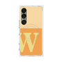 プレミアムスクエアケース with SnapMag［ オリジナル - initial two tone - W orange ］