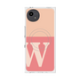 プレミアムスクエアケース with SnapMag［ オリジナル - initial two tone - W pink ］
